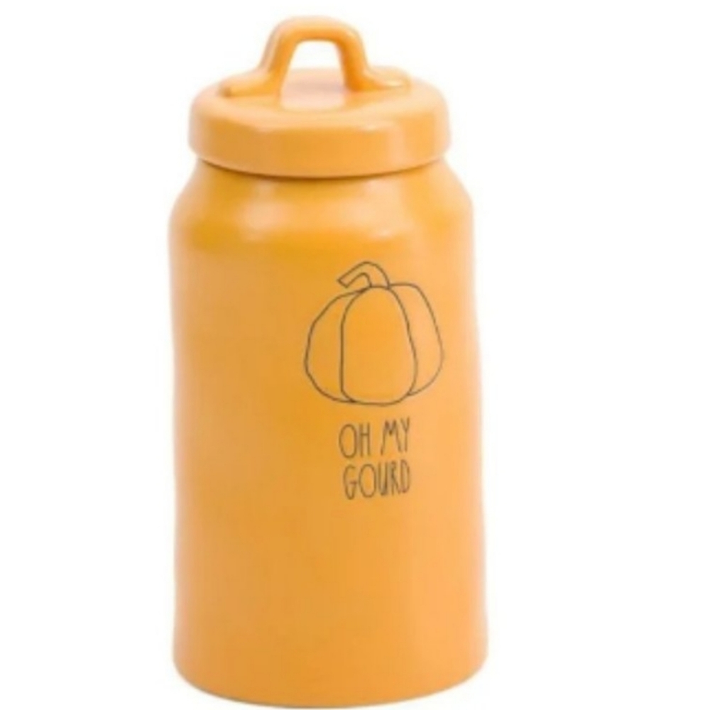 Rae Dunn Oh My Gourd Tall Canister